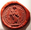 Empreinte d'un sceau de Justice de Saint-Jacques 