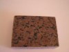 Echantillon de granite brun-bordeaux