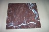 Echantillon de marbre rouge belge